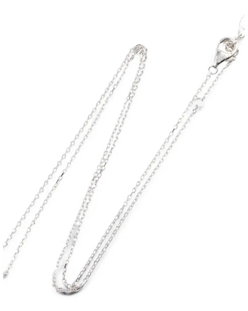 Cartier 2010s 1895 solitaire diamond necklace - Silber Silber