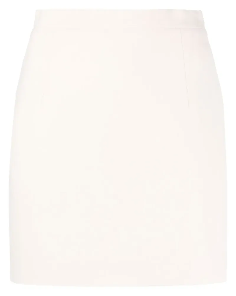 Alessandra Rich High-Waist-Minirock - Nude Nude