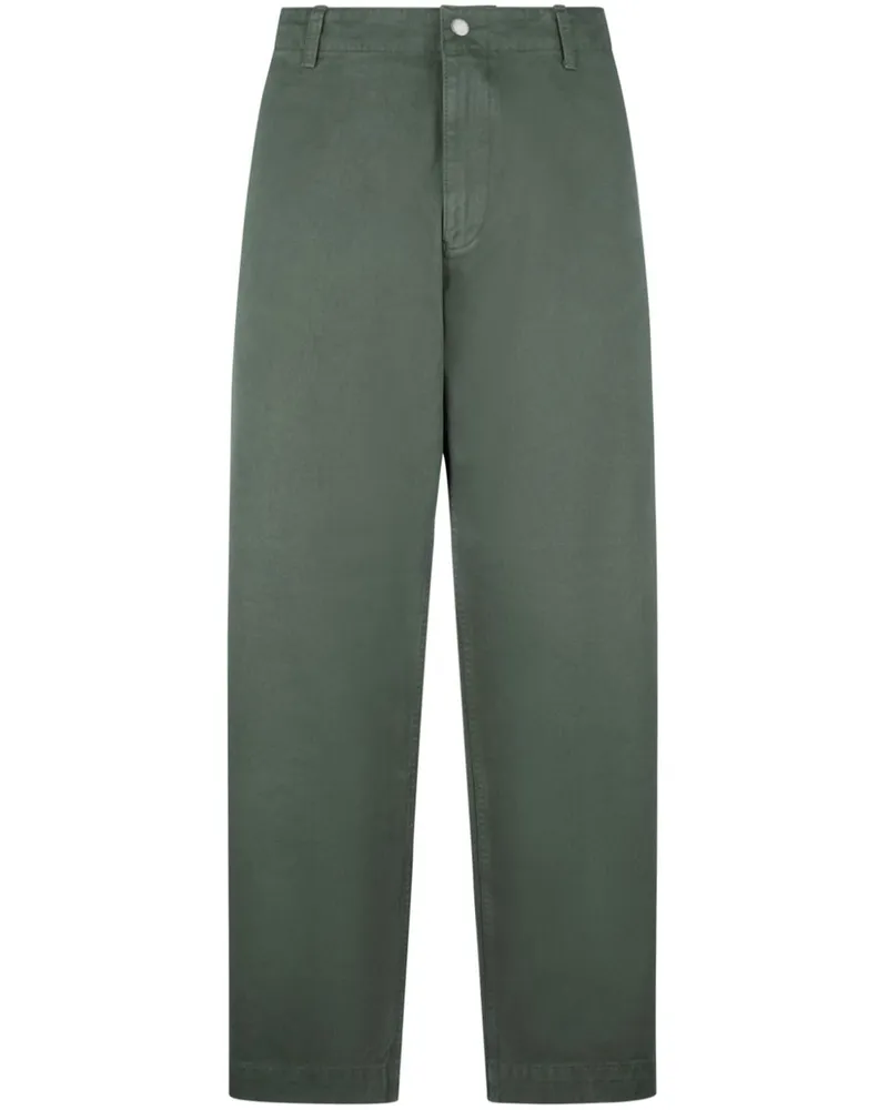 Emporio Armani Hose mit geradem Schnitt - Grün Grün