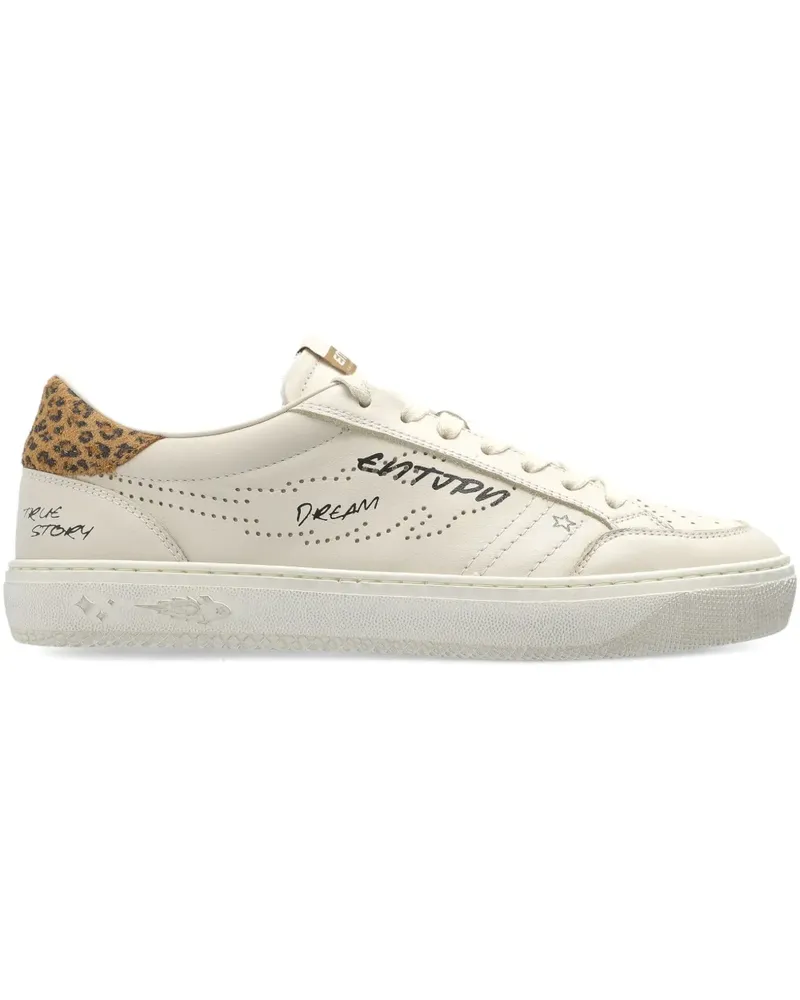 ENTERPRISE JAPAN leopard-print sneakers - Nude Nude