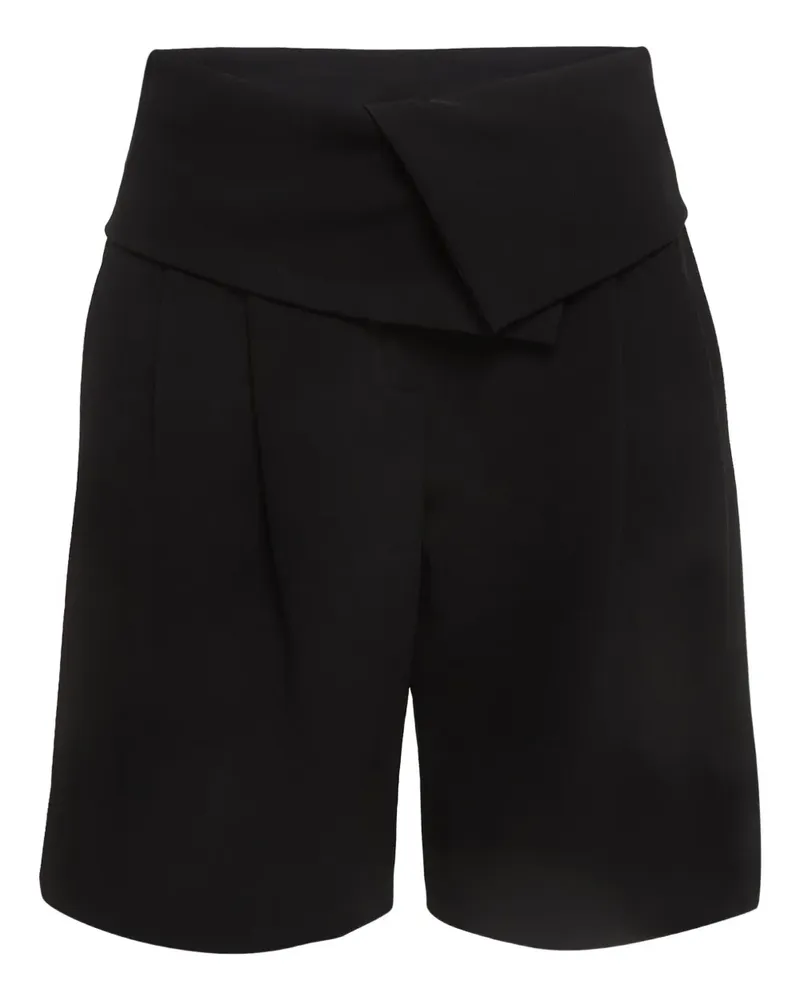 Max Mara Pre-owned Shorts mit hohem Bund - Schwarz Schwarz