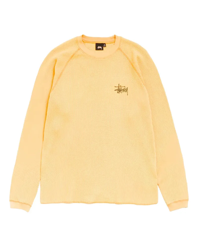 Stüssy Thermo-T-Shirt mit Raglanärmeln - Gelb Gelb