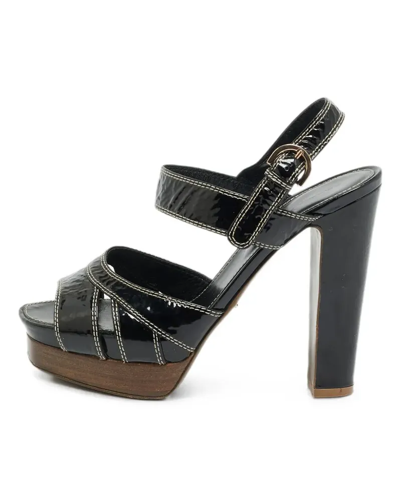 Sergio Rossi platform ankle-strap sandals - Schwarz Schwarz