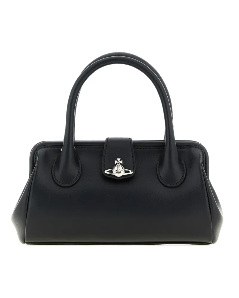 Vivienne Westwood Pamela logo-plaque tote bag - Schwarz Schwarz
