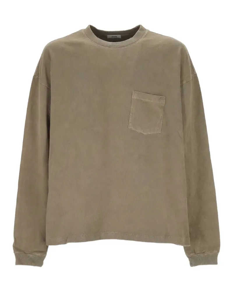 AGOLDE Lucan long-sleeve T-shirt - Braun Braun