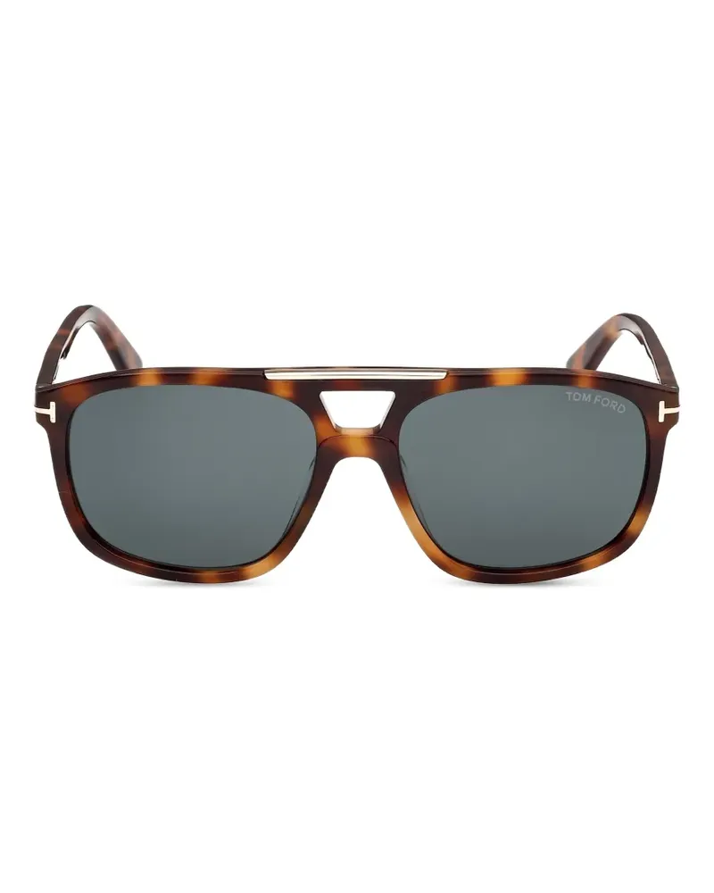 Tom Ford Eckige Sonnenbrille - Braun Braun