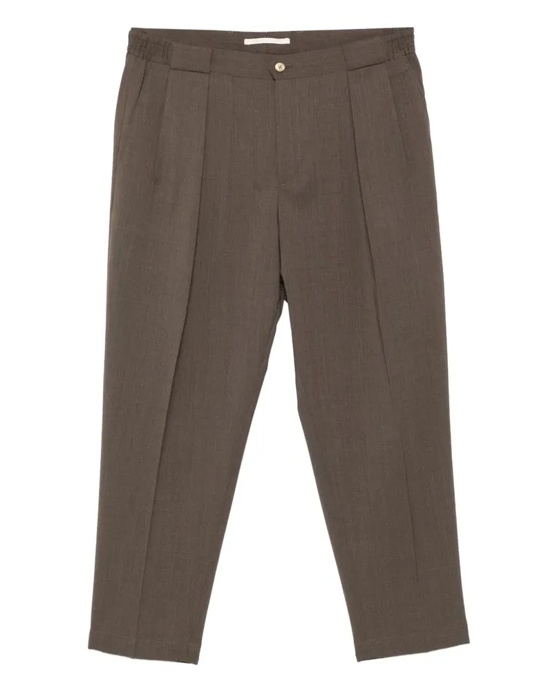 Briglia 1949 Klassische Bundfaltenhose - Braun Braun