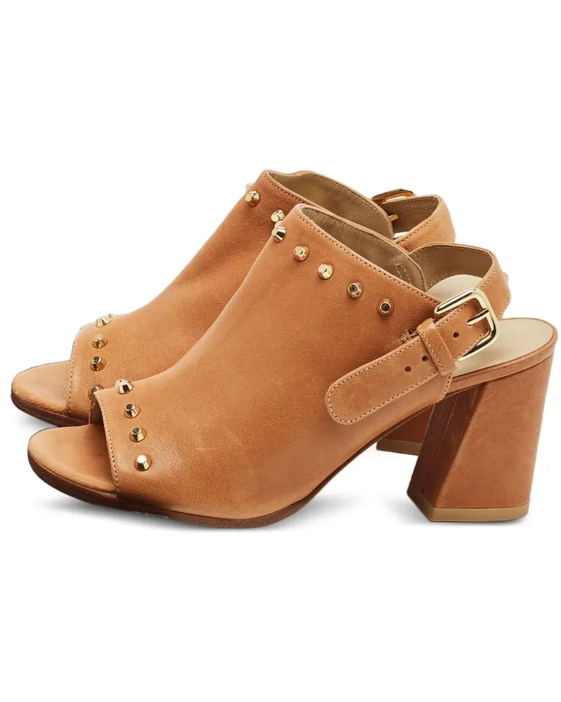Stuart Weitzman Sandalen mit Nieten - Braun Braun