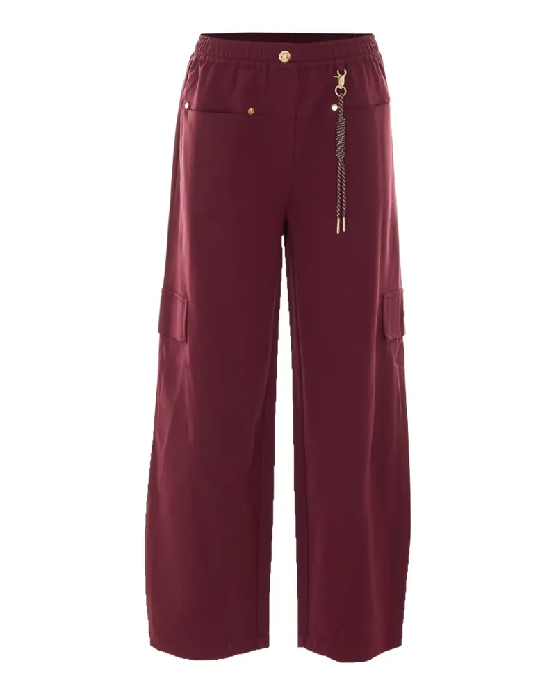 Liu Jo elasticated-waist track pants - Rot Rot