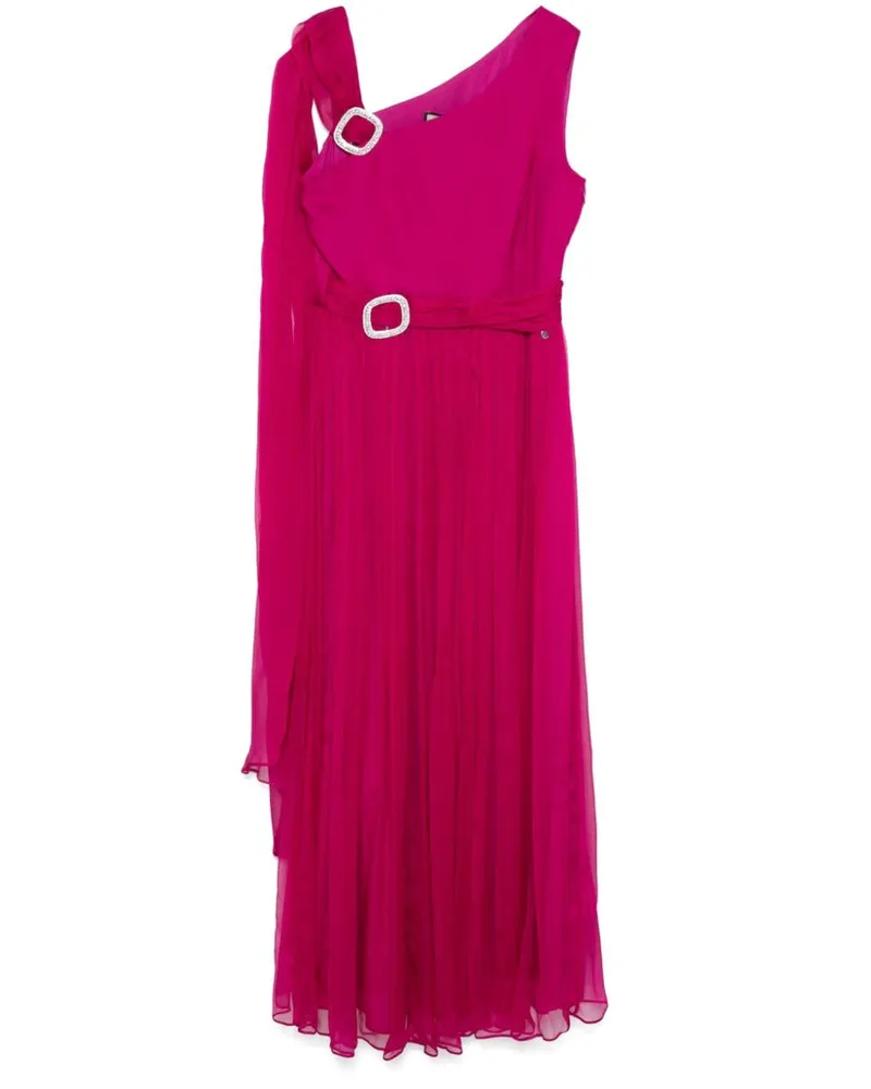 NISSA Maxikleid mit Falten - Rosa Rosa