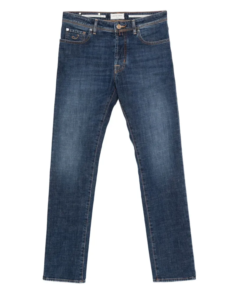 Jacob Cohën Ausgeblichene Jeans - Blau Blau