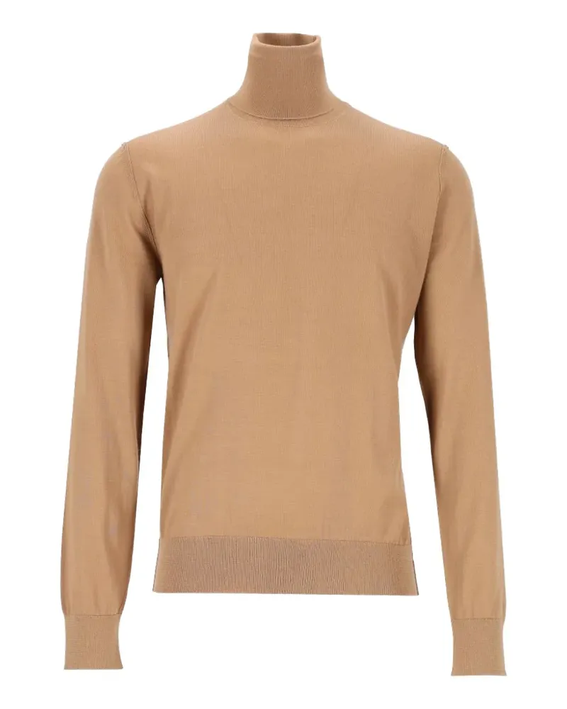 Dolce & Gabbana Rollkragenpullover aus Kaschmir - Nude Nude
