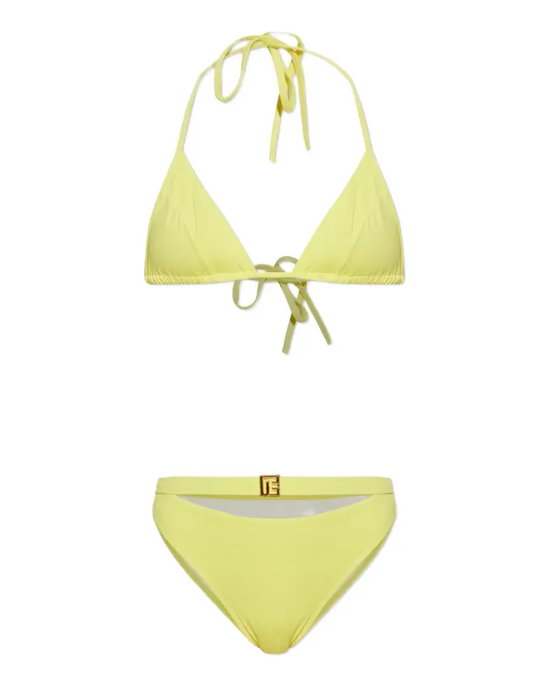 Balmain triangle bikini - Gelb Gelb