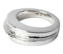 Foldform Crescent Ring aus Sterlingsilber