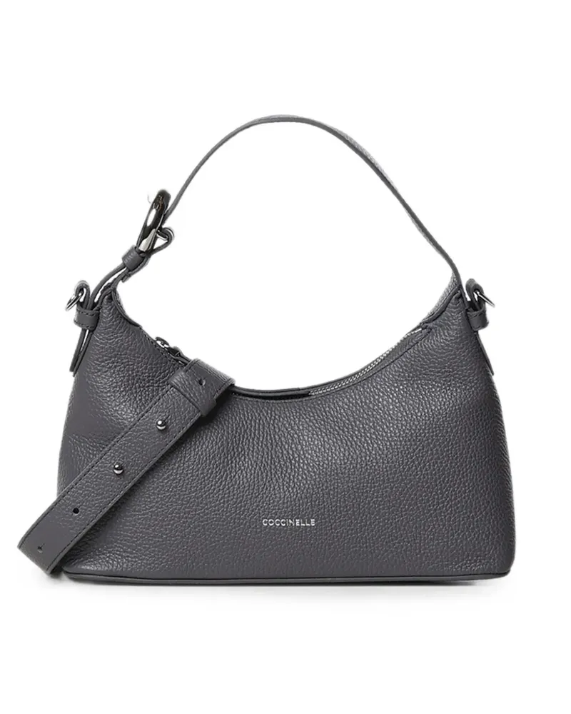Coccinelle Handtasche aus gekörntem Leder - Grau Grau