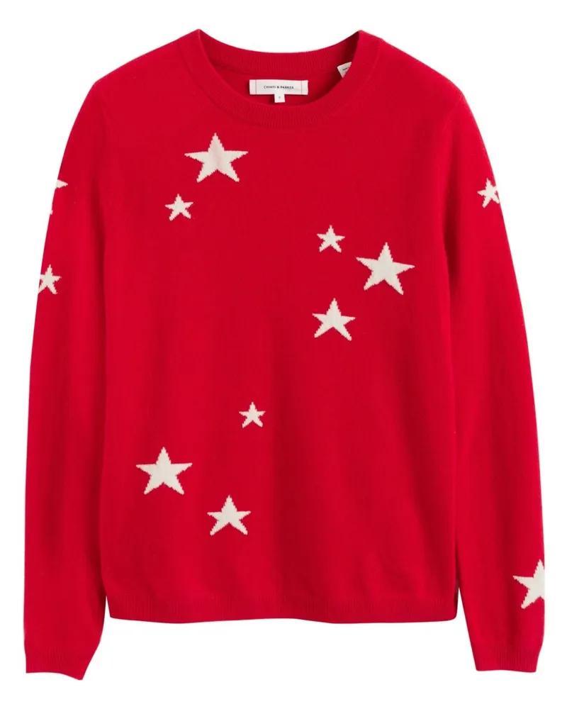Chinti & Parker Star Pullover - Rot Rot