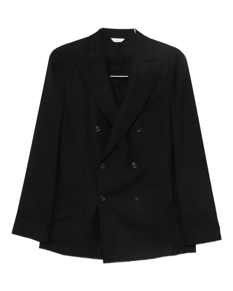 Boglioli Doppelreihiges Sakko - Schwarz Schwarz