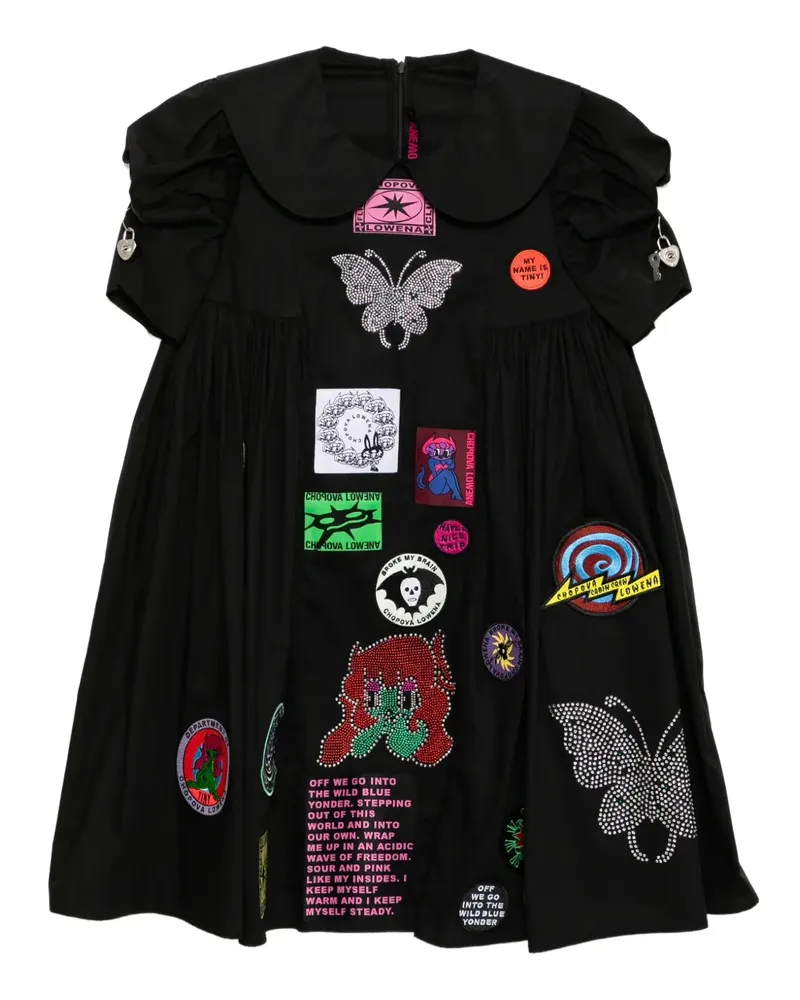 CHOPOVA LOWENA Alibi Kleid - Schwarz Schwarz
