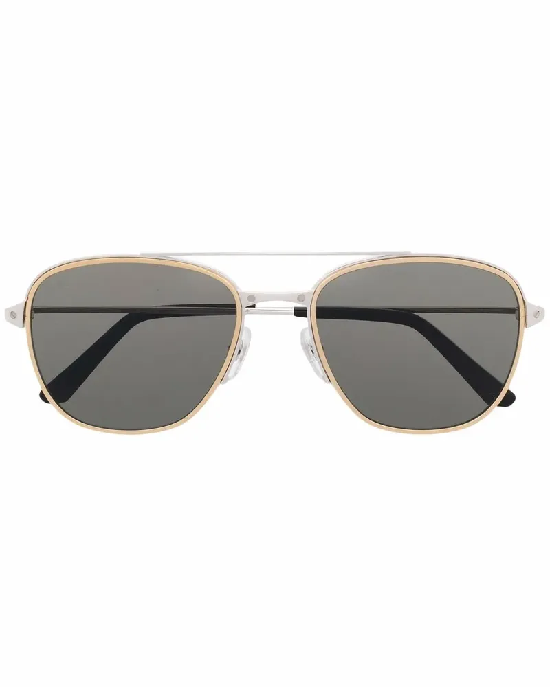 Cartier Santos de Cartier Sonnenbrille - Gold Gold