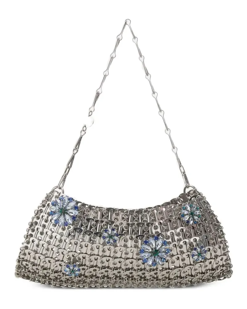 Paco Rabanne 1969 rhinestone-embellished clutch bag - Silber Silber