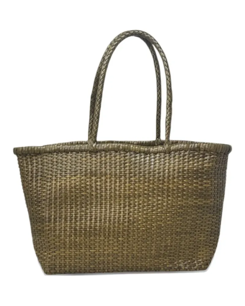 DKNY woven leather tote bag - Grün Grün