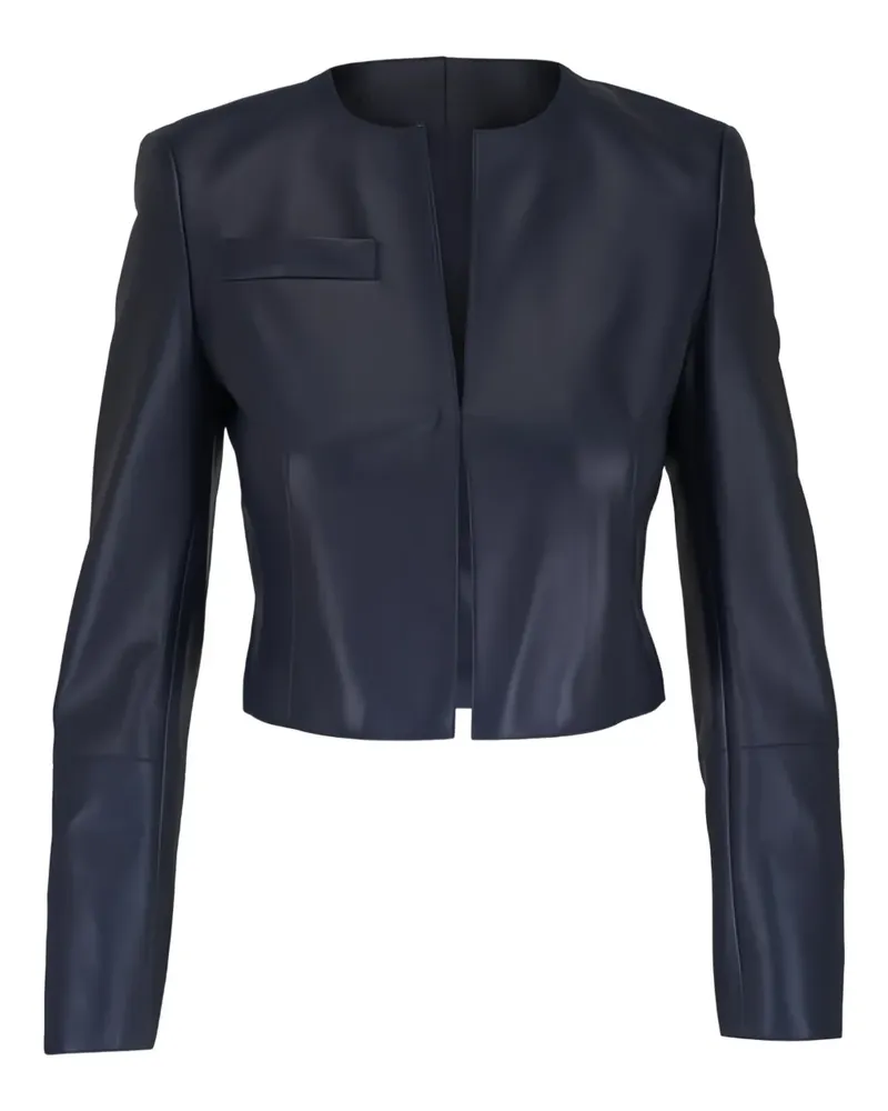 Akris Hasson cropped jacket - Blau Blau