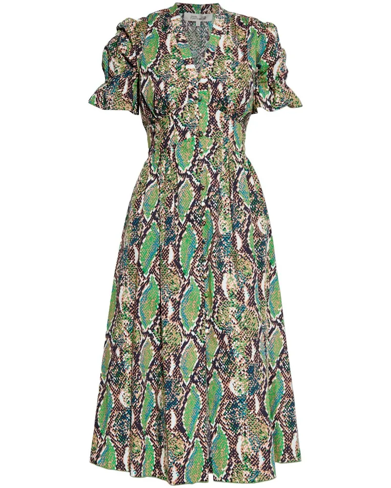 Diane von Furstenberg Erica Kleid - Grün Grün