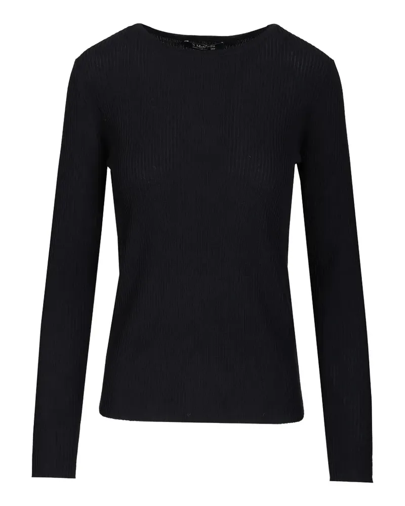 Max Mara Max Mara crew-neck T-shirt - Blau Blau