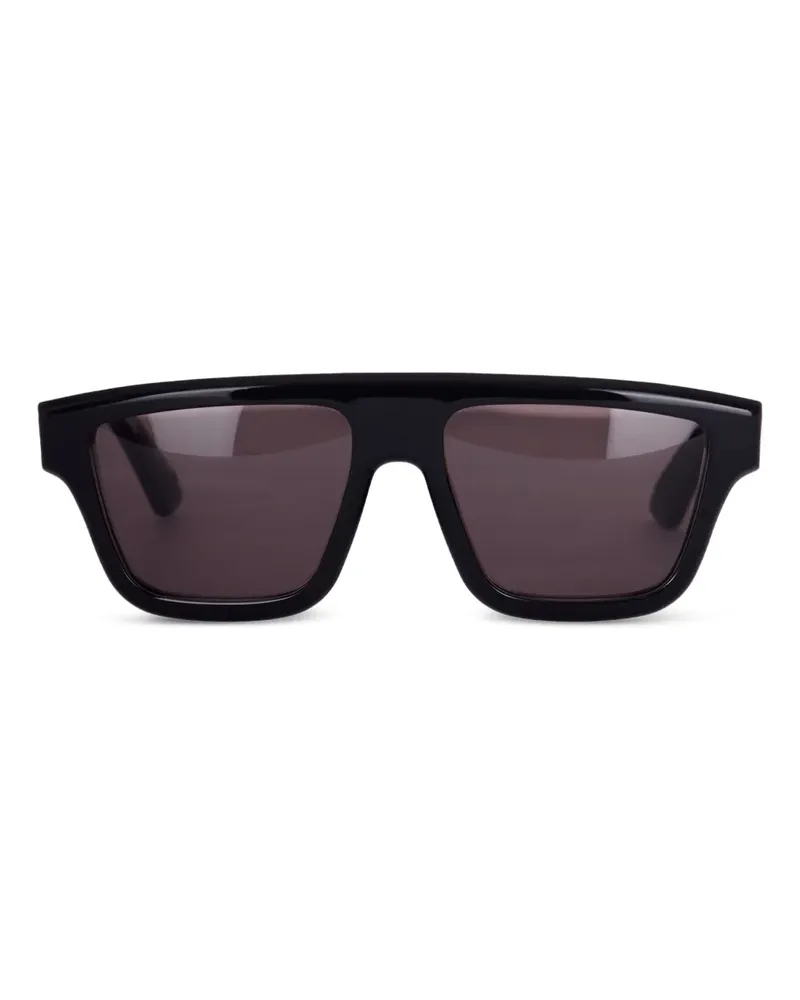 Marni Sonnenbrille mit eckigem Gestell - Schwarz Schwarz