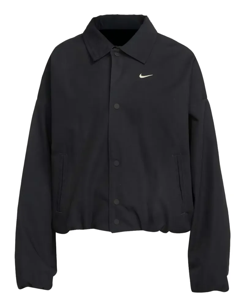Nike Geknöpfte Cinch-Jacke - Schwarz Schwarz