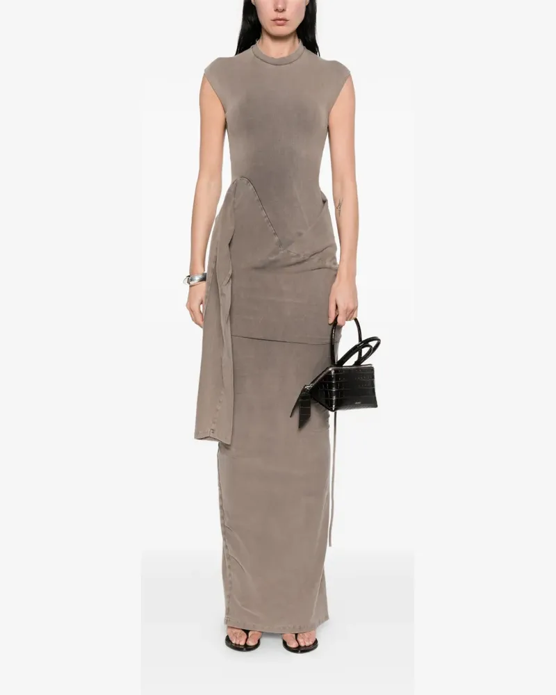 OTTOLINGER draped tie maxi dress - Grau Grau