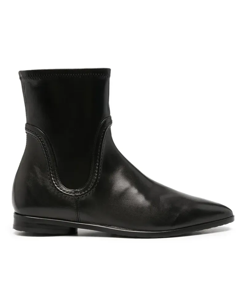 Truman's Shoes pointed-toe side-zip boots - Schwarz Schwarz