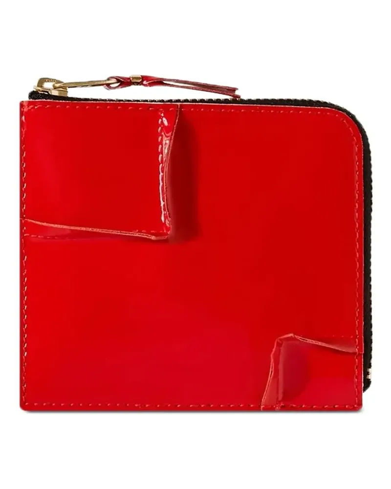 Comme des Garçons Portemonnaie mit Reißverschluss - Rot Rot