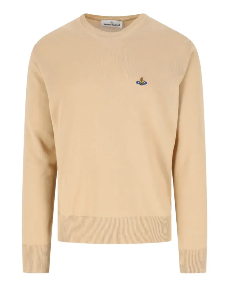 Vivienne Westwood Alex Orb crew-neck sweater - Nude Nude