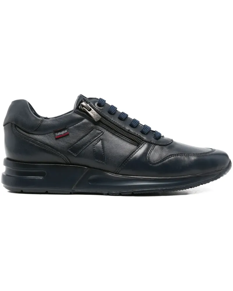 CallagHan Sneakers aus Leder - Blau Blau
