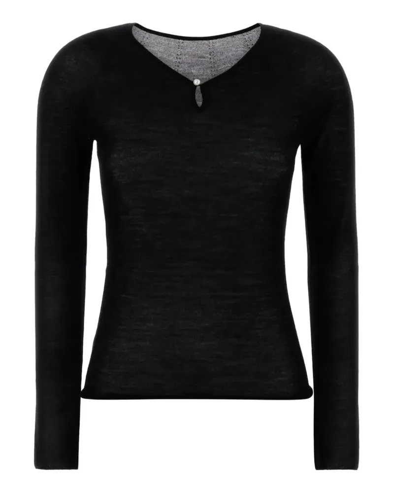 Carven V-neck sweater - Schwarz Schwarz