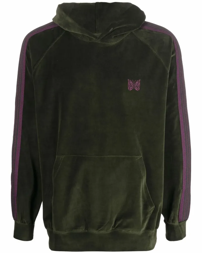 NEEDLES Hoodie mit Logo-Stickerei - Grün Grün