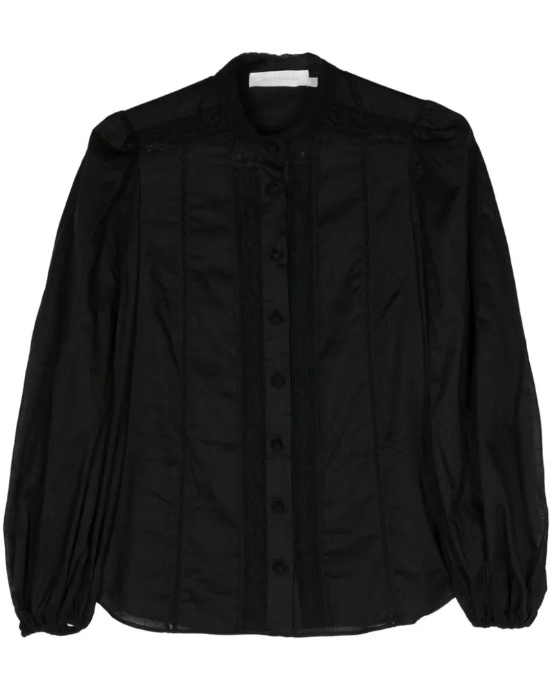 Zimmermann Halliday Hemd - Schwarz Schwarz