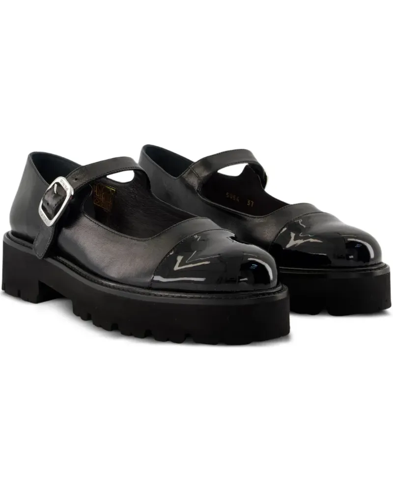 Carel Plateau-Loafer mit Schnallengurt - Schwarz Schwarz