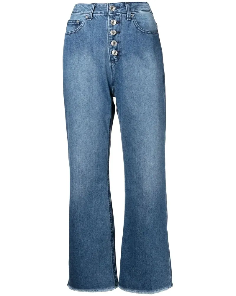 Michael Kors Selma Cropped-Jeans - Blau Blau