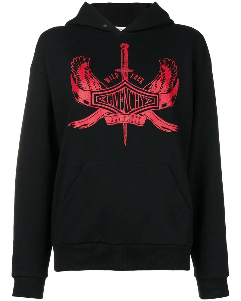 Givenchy Sweatshirt mit Kapuze - Schwarz Schwarz