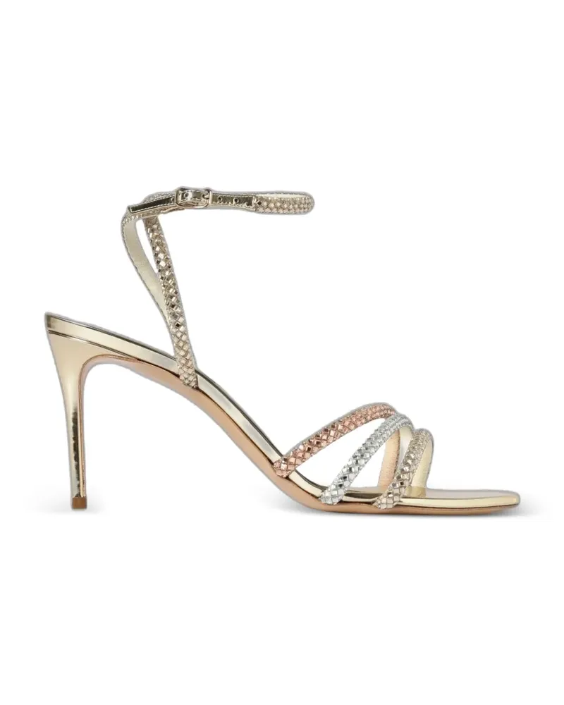 Casadei Sandalen mit Kristallen - Gold Gold