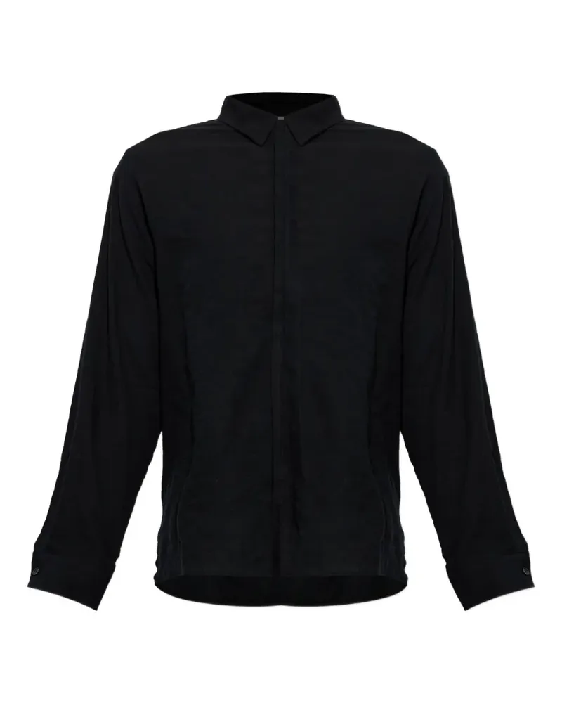 Post Archive Faction concealed-fastening lightweight jacket - Schwarz Schwarz