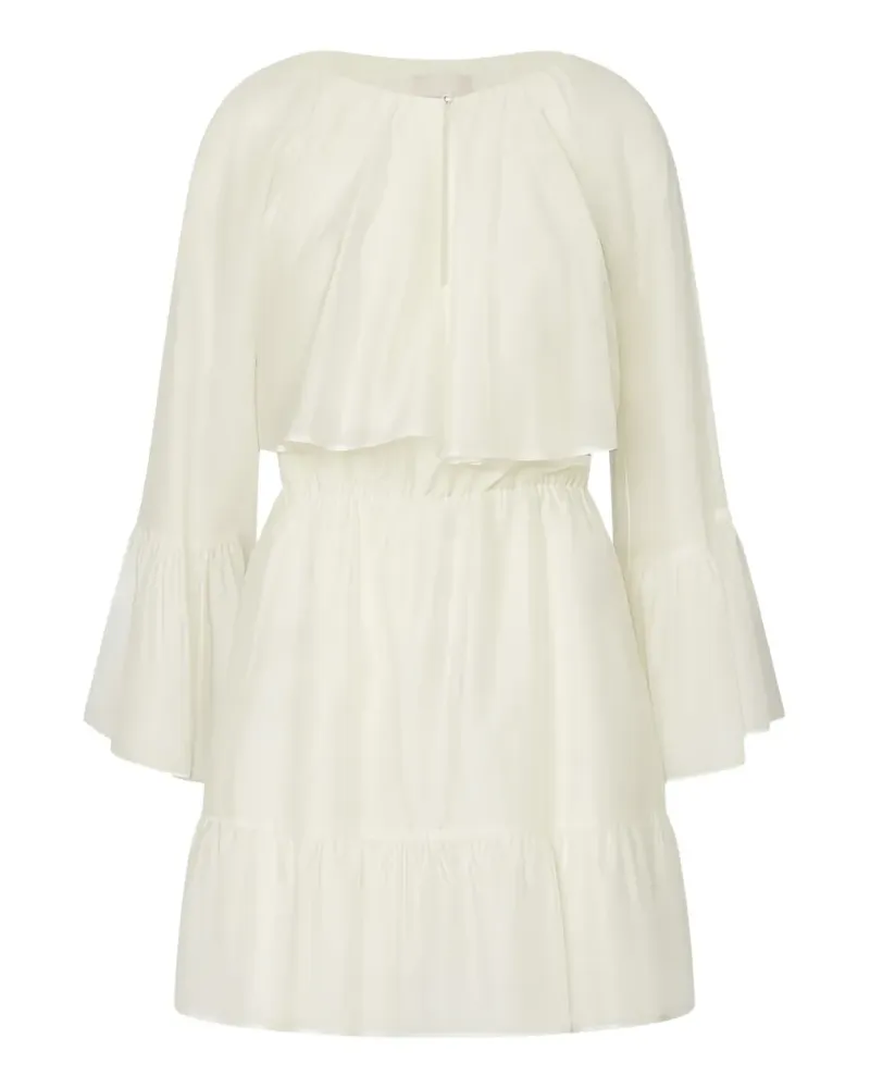 Liu Jo ruffled muslin mini dress - Nude Nude