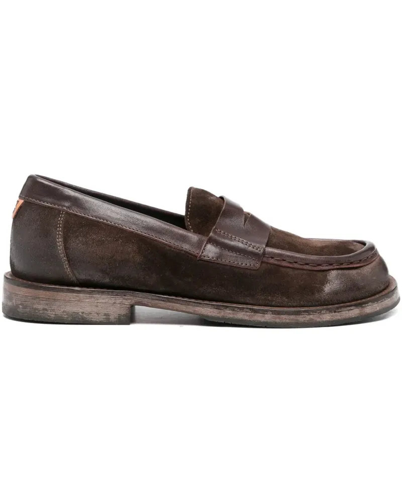 Moma Penny-Loafer aus Wildleder - Braun Braun