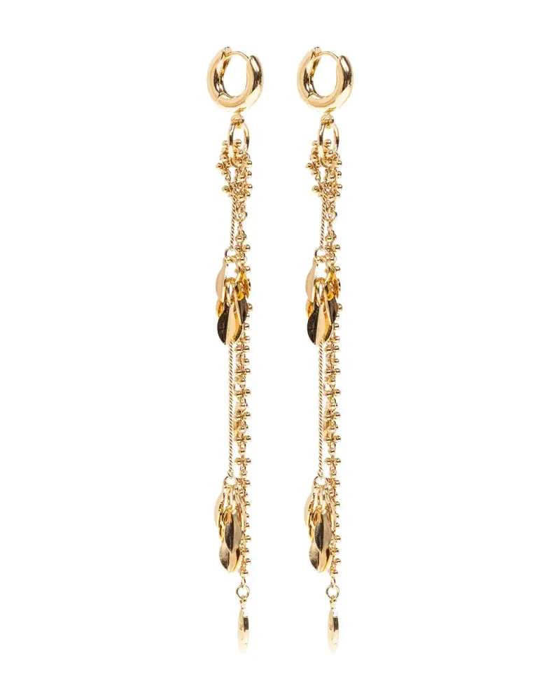 Isabel Marant Hängeohrringe im Kettendesign - Gold Gold