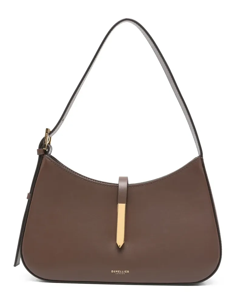 DeMELLIER Klassische Schultertasche - Braun Braun