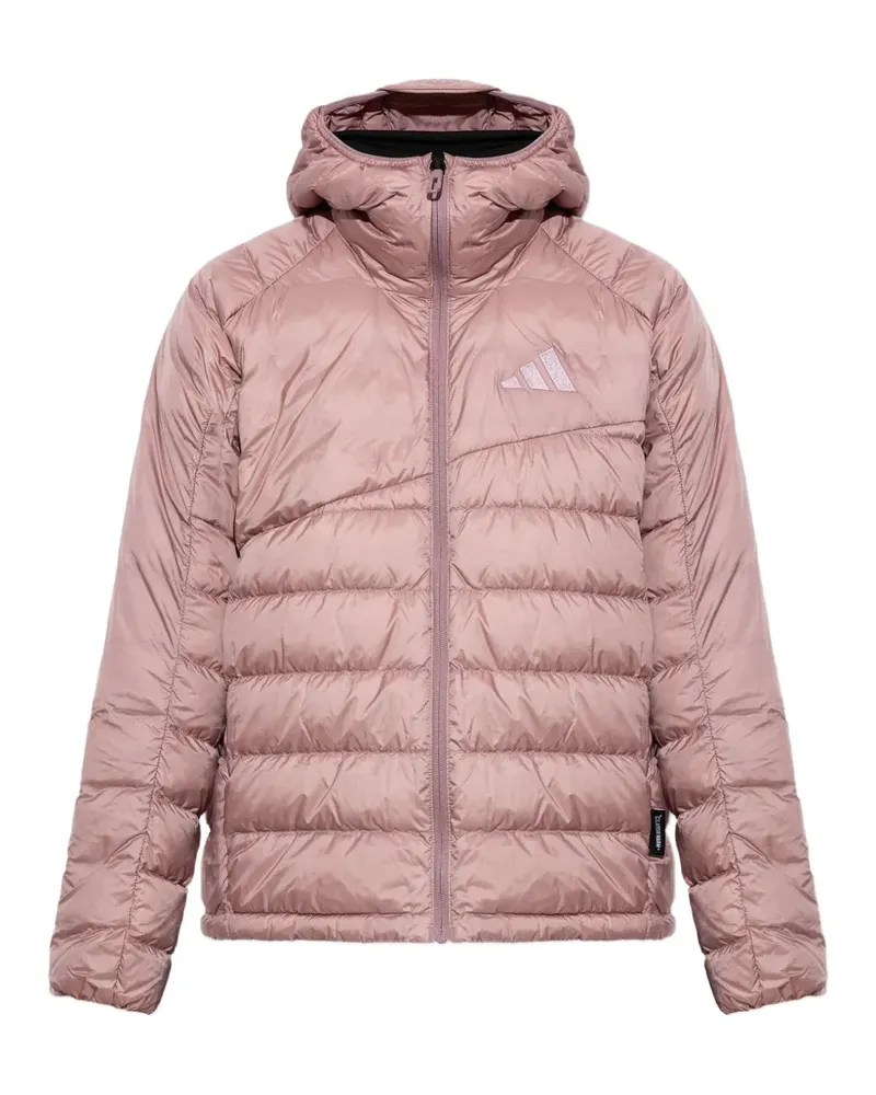 adidas Terrex embroidered-logo jacket - Rosa Rosa