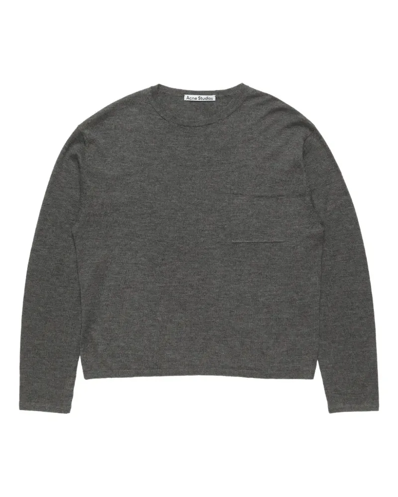 Acne Studios Gestrickter Kaschmirpullover - Grau Grau