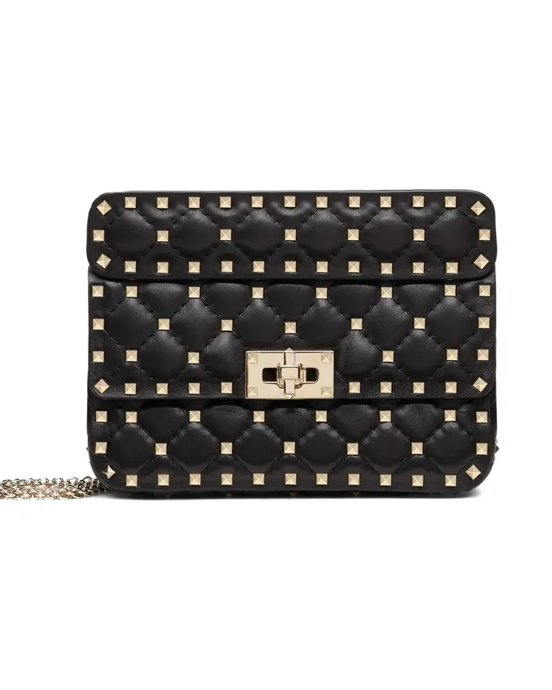 Valentino Garavani Tote Bag mit Rockstud-Nieten - Schwarz Schwarz